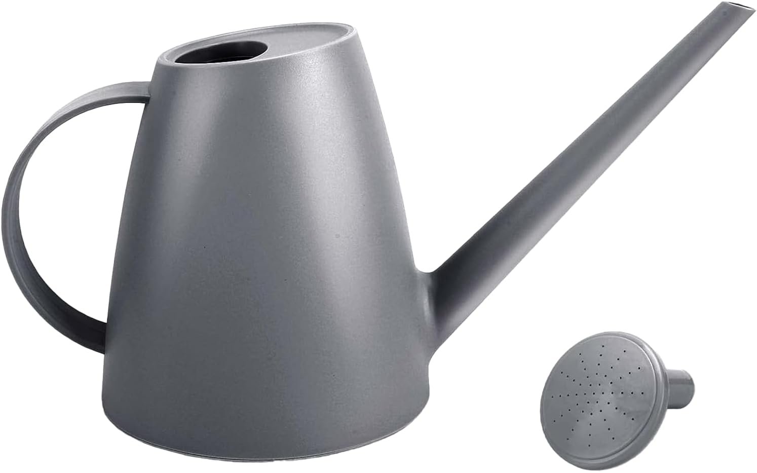Watering Can,Long Spout Water Cans for Indoor and Outdoor Garden,Plants Water Cans for Flower & shrubs – 1.8L/1/2 Gallon (Gray)