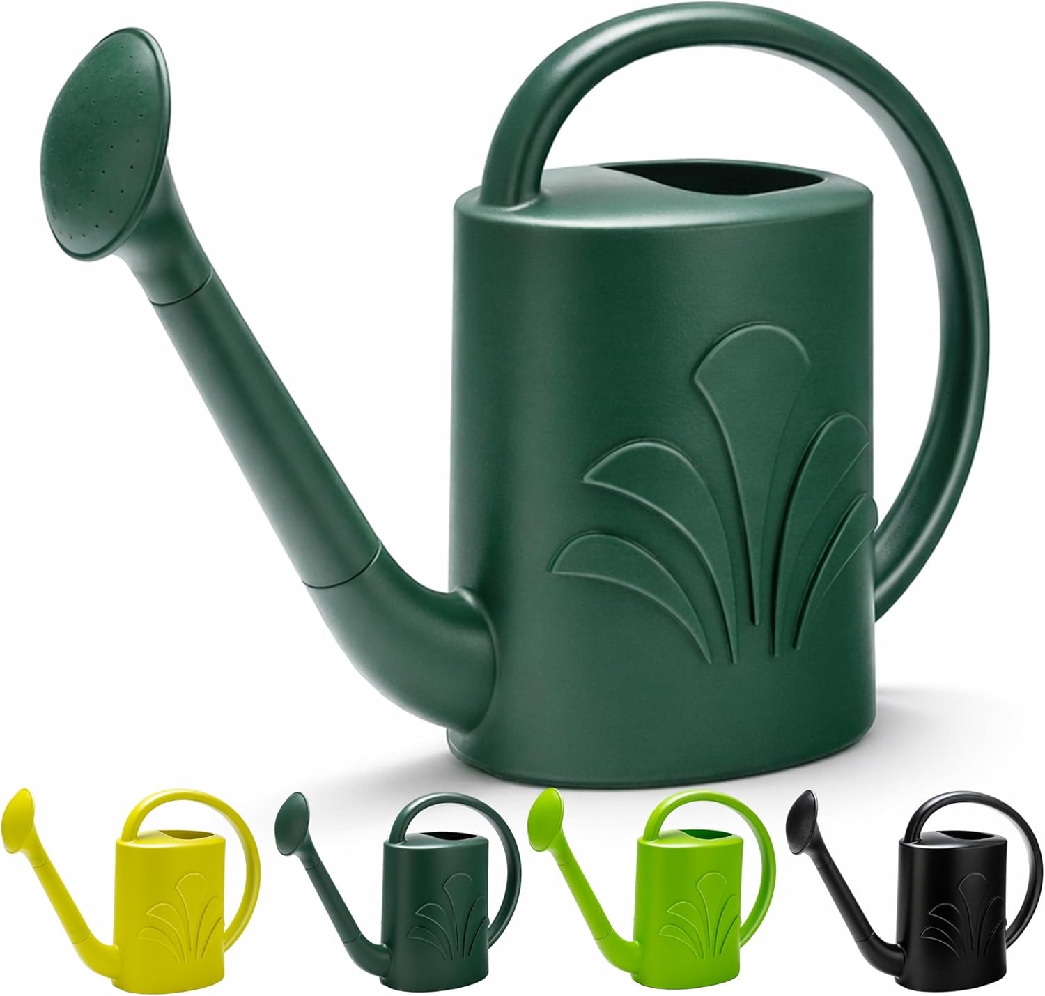 1 Gallon Watering Can Outdoor, Watering Can for Indoor & Outdoor Plants, Flower with Detachable Sprinkler Head