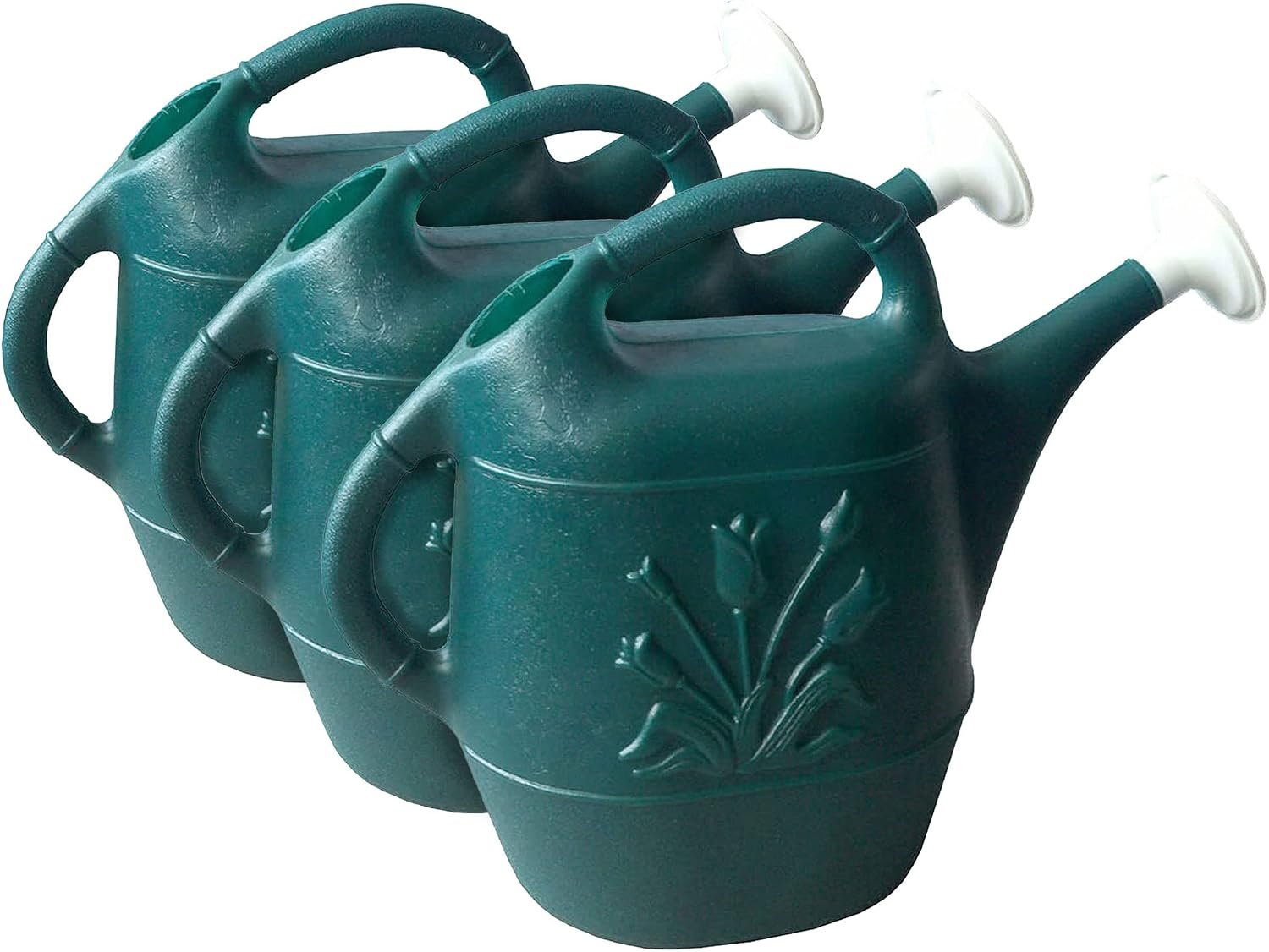 2 Gallon Watering Can – Hunter Green (Pkg/3, Hunter Green)