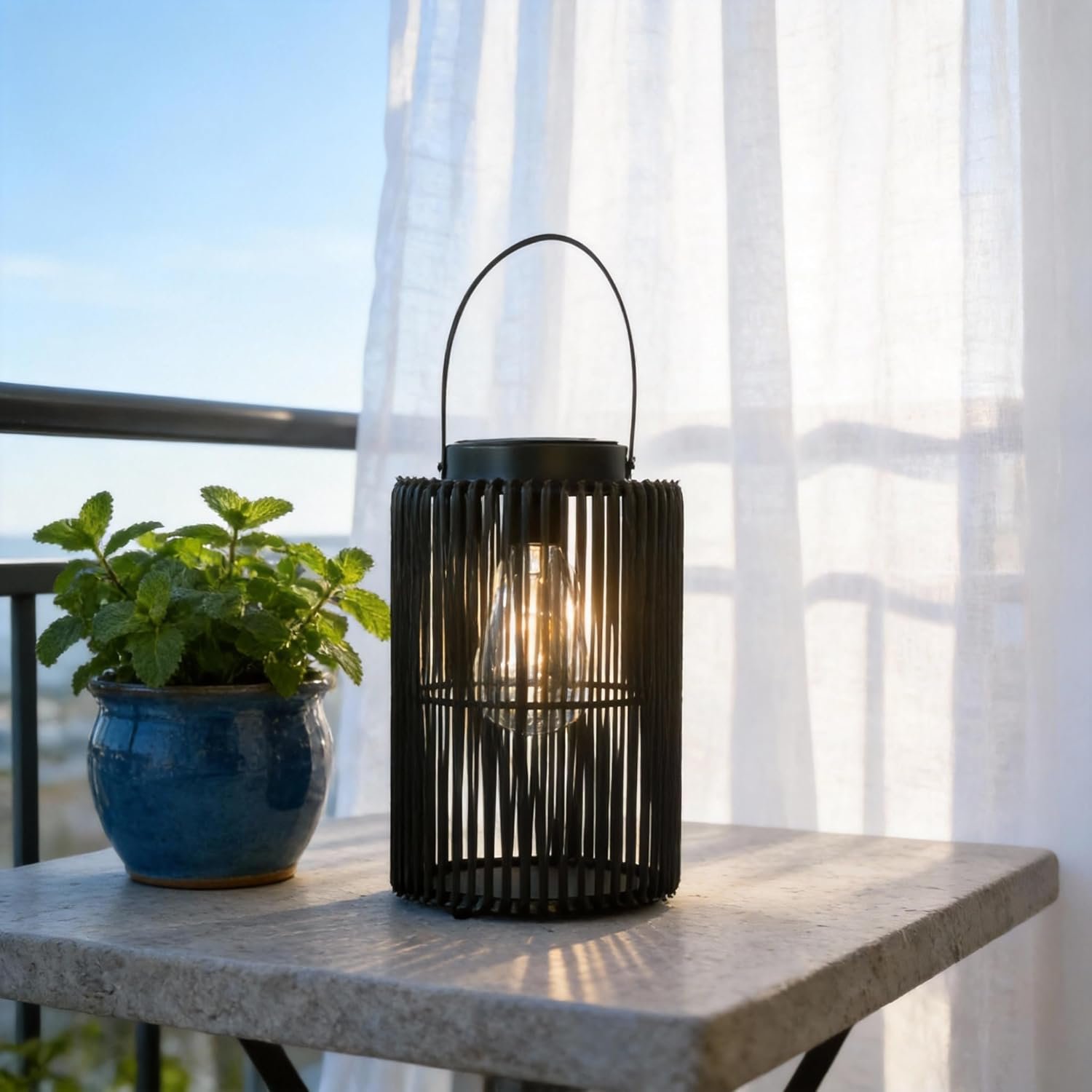 Solar Lanterns Outdoor Waterproof Suitable for Gardens Backyard, Patio Decor, Birthday Gifts for Women Mom Grandma, Hanging Garden Lights for Outside