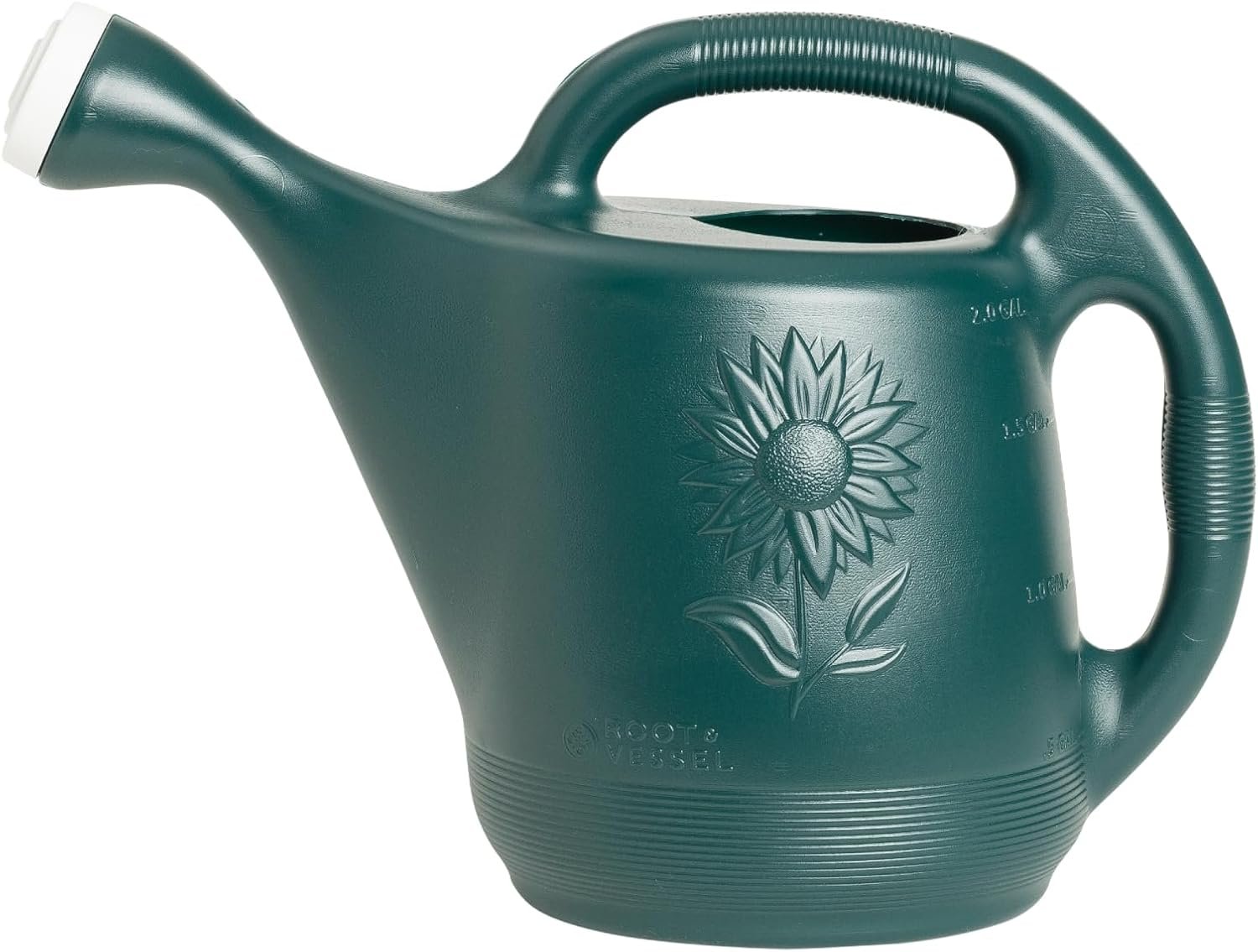 Root & Vessel 30301 Watering Can, 2-Gallon, Hunter Green