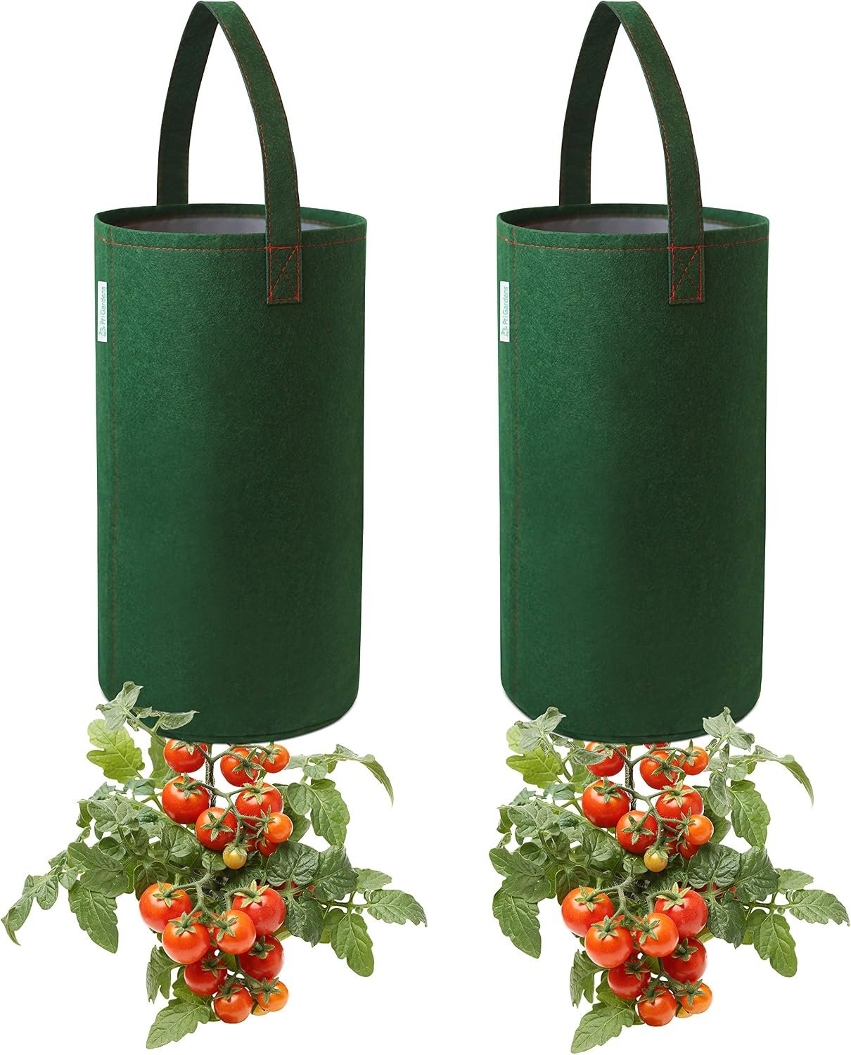 Pri Gardens Upside Down Tomato Planter, 2- Pack(Requires Plants,Soil and Fertilizer, not Included)